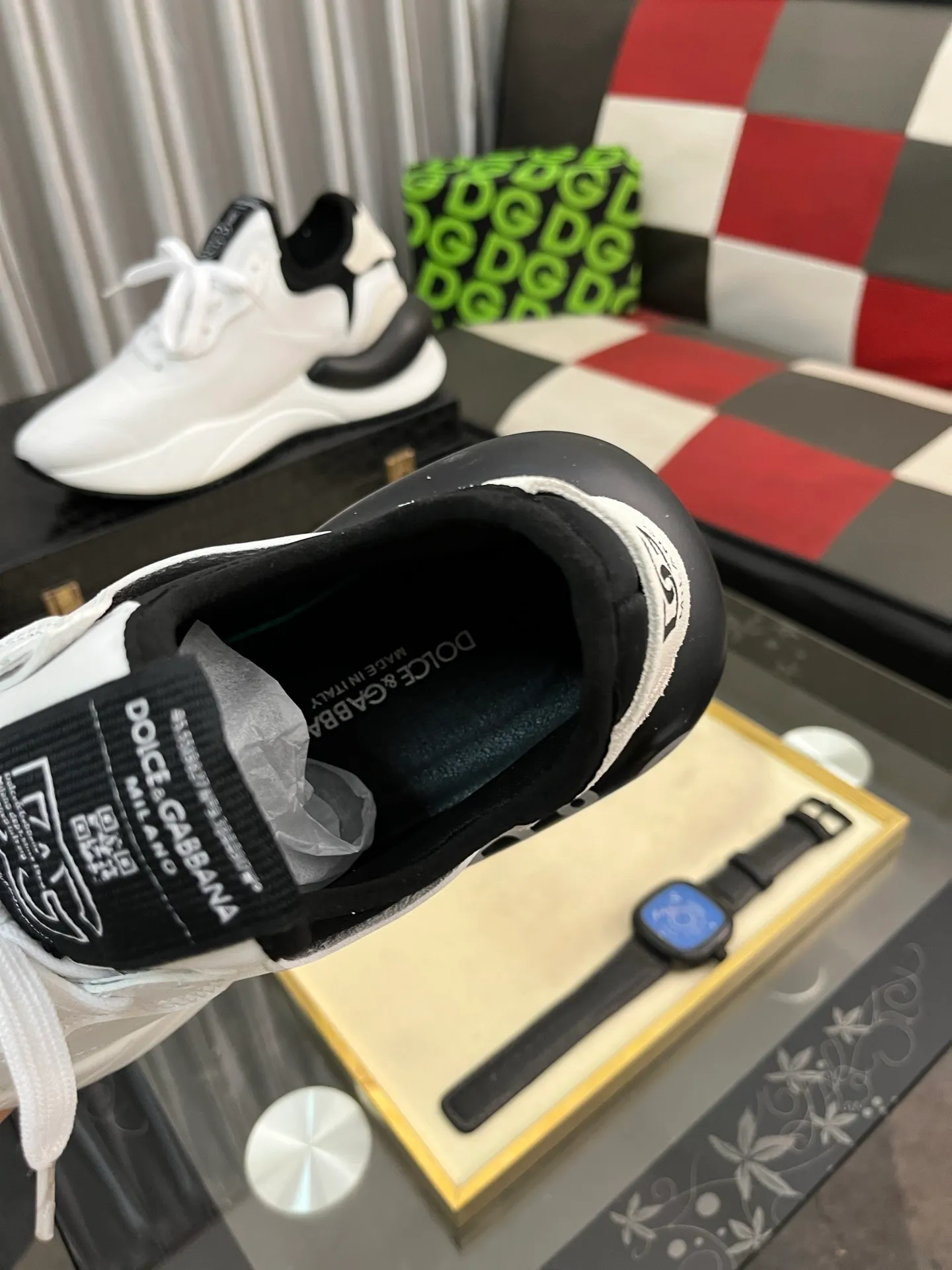Men's shoes 💰540⌚️⌚️【DG～】Couple casual shoes 2025z cabinet simultaneous sale 🔶Size: 35-46#️⃣The upper is made of multi-material splicing ➕Mesh lining, comfortable and breathable, sole: original comfortable and wear-resistant outsole, ⚠️The real thing📱Photographed🎬The real thing is better📢📢📢